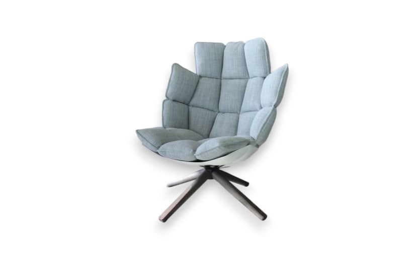 Husk Grey Fabric Armchair (Expo Offer) B&B Italia - 5