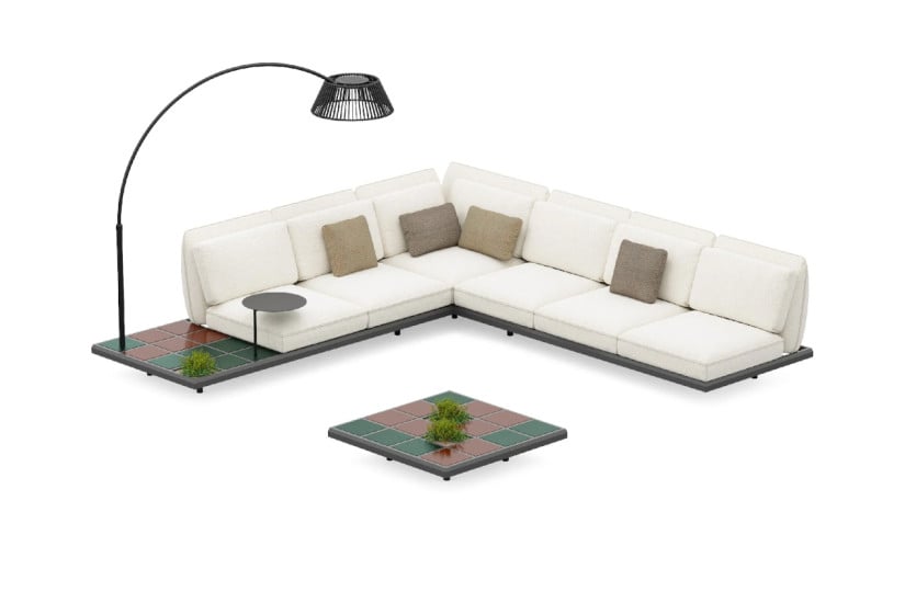 Mozaix Lounge Outdoor Sofa Royal Botania - 1