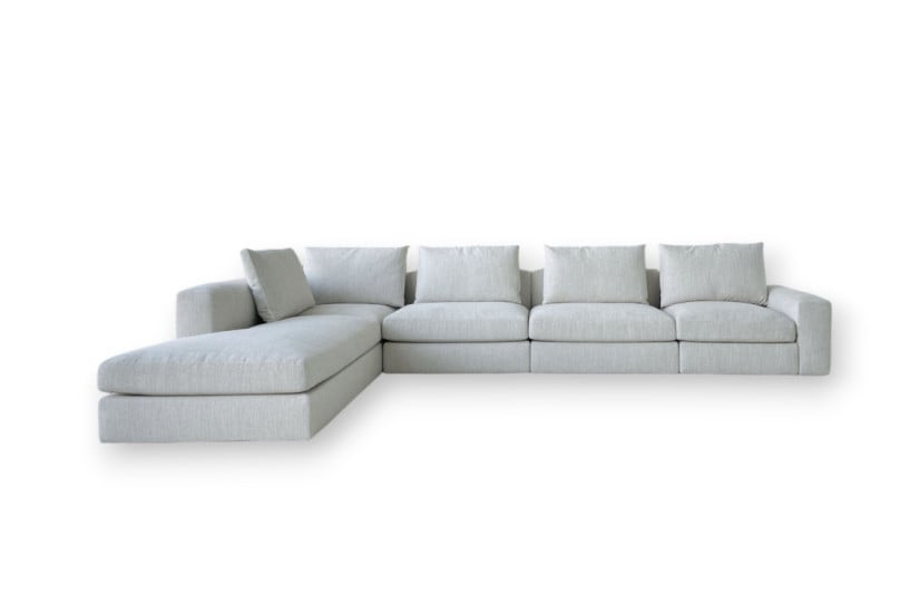Dune White Fabric Sofa (Expo Offer) Poliform - 7