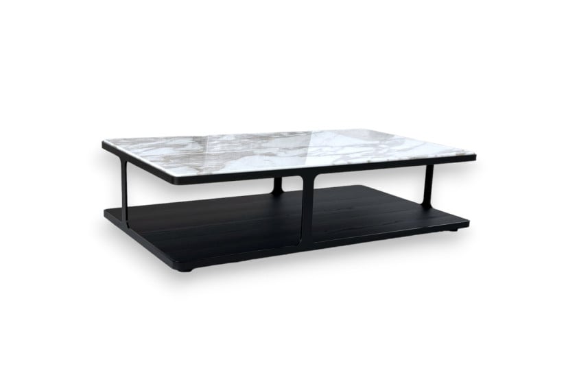 Creek White Marble Coffee Table (Expo Offer) Poliform - 6