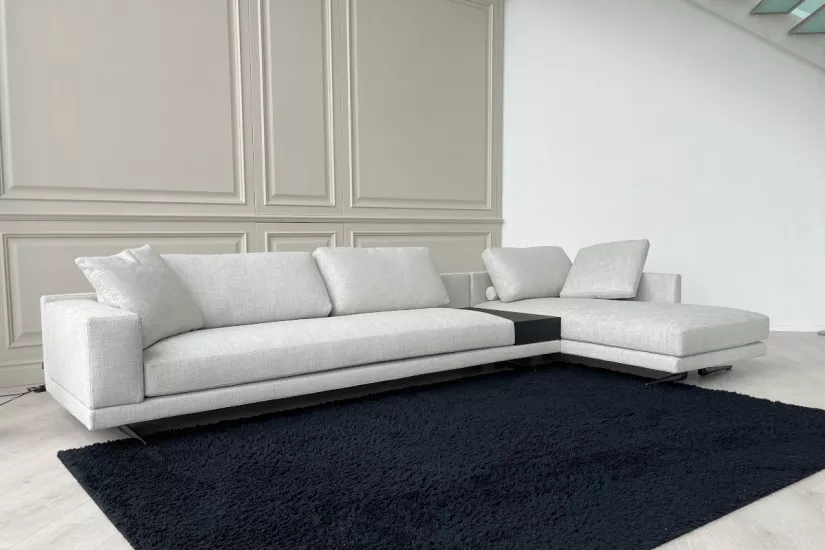 Mondrian Grey Fabric Sofa (Expo Offer) - Poliform