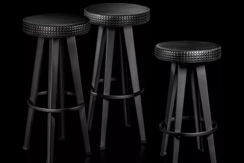 Bar Stud Low and High Stool Diesel with Moroso Tomassini