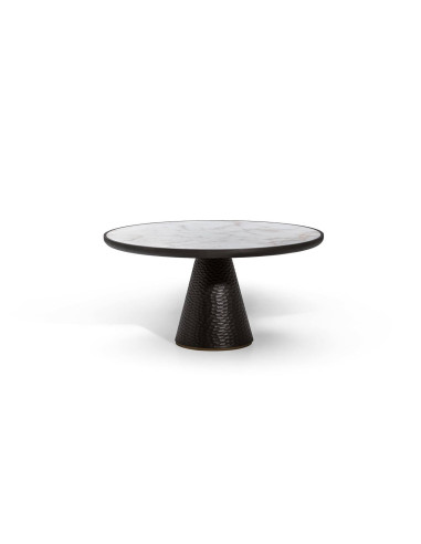 Duo Pedestal Low Table - Ceccotti Collezioni