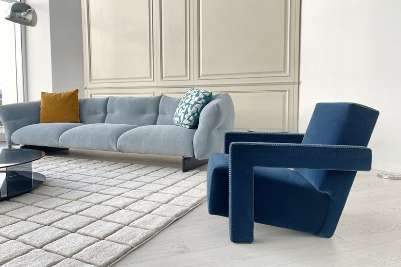 Poltrona Utrecht - versione blu (Offerta Expo) - Cassina